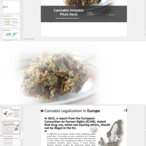 Vertically Integrated Cannabis Business Pitch Deck Template