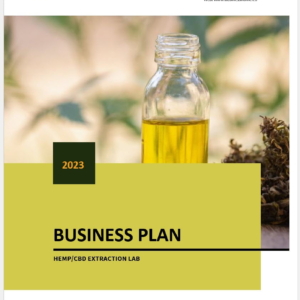 CBD Oil Extraction Lab Business Plan Template